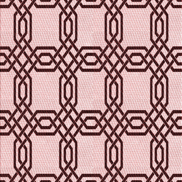 Patterned Brown Red Rug, pat2394rd