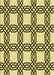 Machine Washable Transitional Mustard Yellow Rug, wshpat2394yw