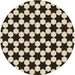 Square Patterned Midnight Gray Rug, pat2395brn