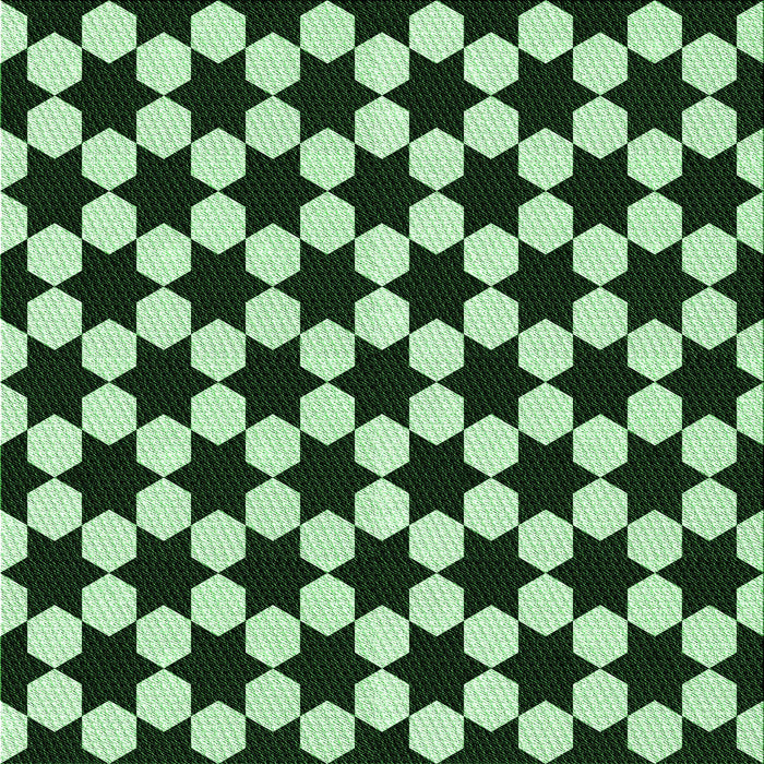 Round Patterned Light Green Rug, pat2395grn