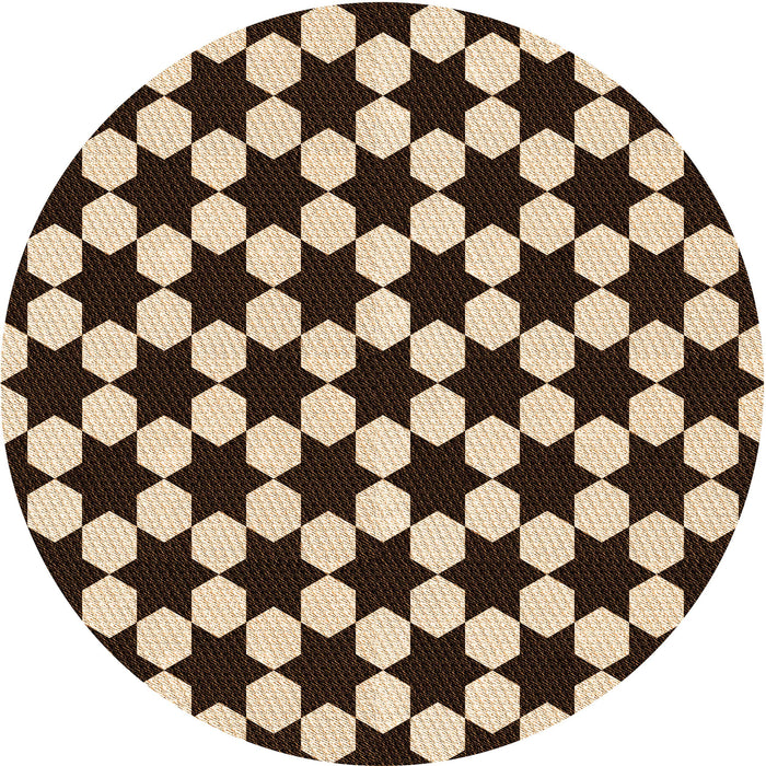 Square Patterned Red Rug, pat2395org