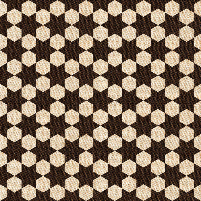 Round Patterned Red Rug, pat2395org