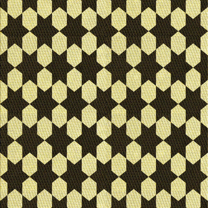 Patterned Black Brown Rug, pat2395yw