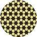 Square Patterned Black Brown Rug, pat2395yw