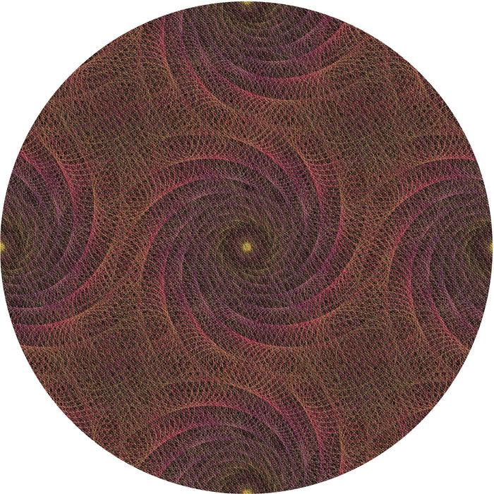 Square Machine Washable Transitional Sienna Brown Rug in a Living Room, wshpat2396brn