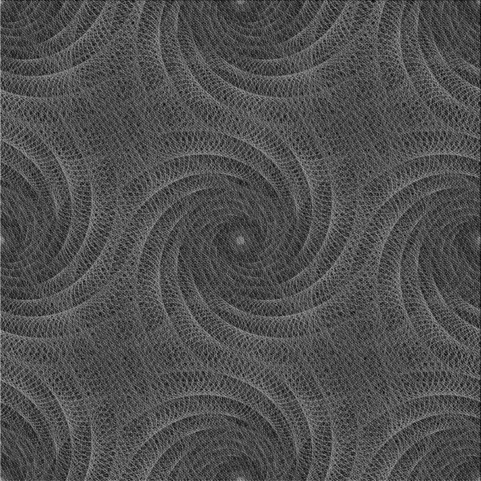 Round Machine Washable Transitional Smokey Gray Rug, wshpat2396gry