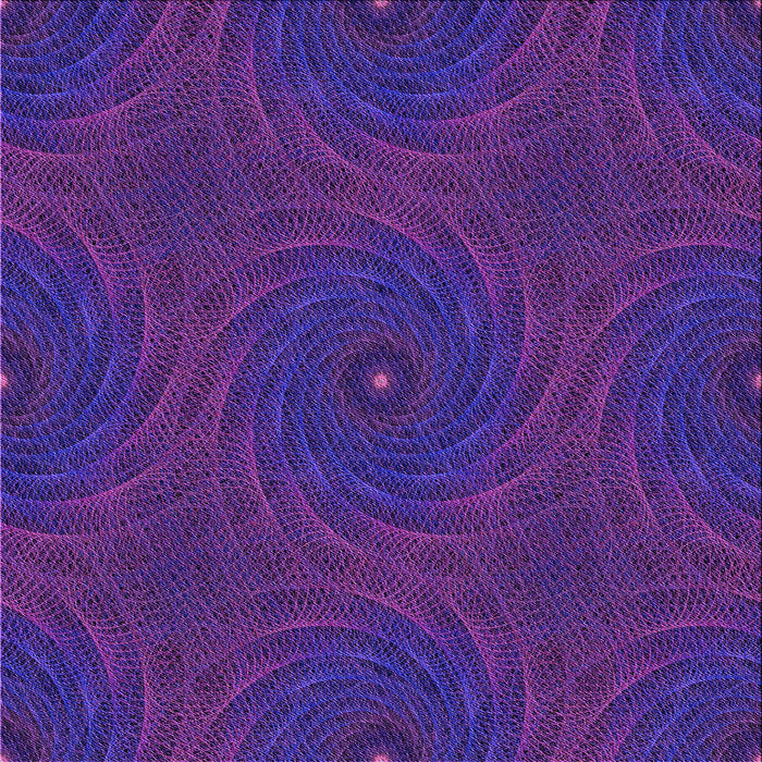 Round Patterned Bright Purple Rug, pat2396pur