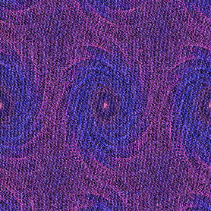 Machine Washable Transitional Bright Purple Rug, wshpat2396pur