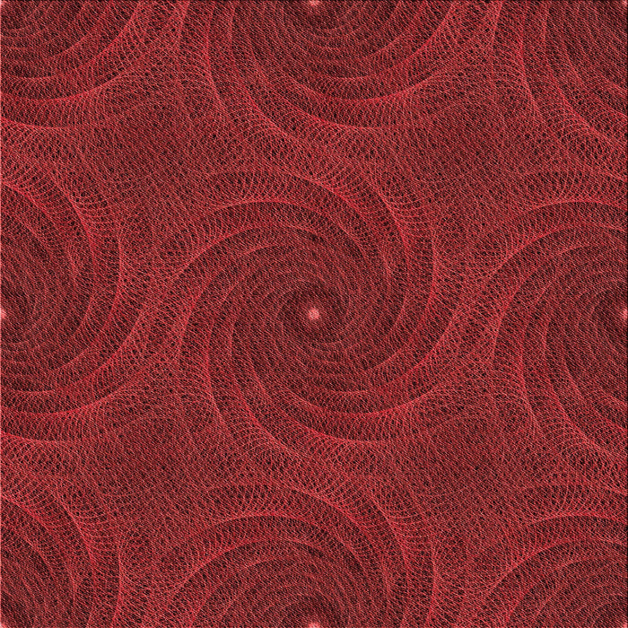 Round Machine Washable Transitional Red Rug, wshpat2396rd