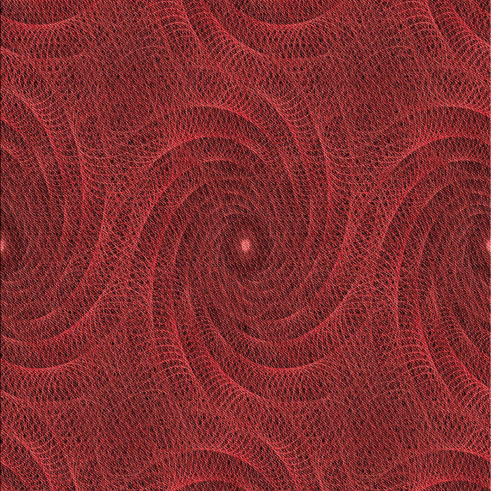 Patterned Red Rug, pat2396rd