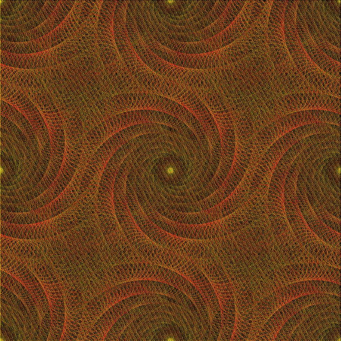 Round Patterned Maroon Red Rug, pat2396yw