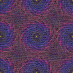 Square Patterned Dark Purple Novelty Rug, pat2396