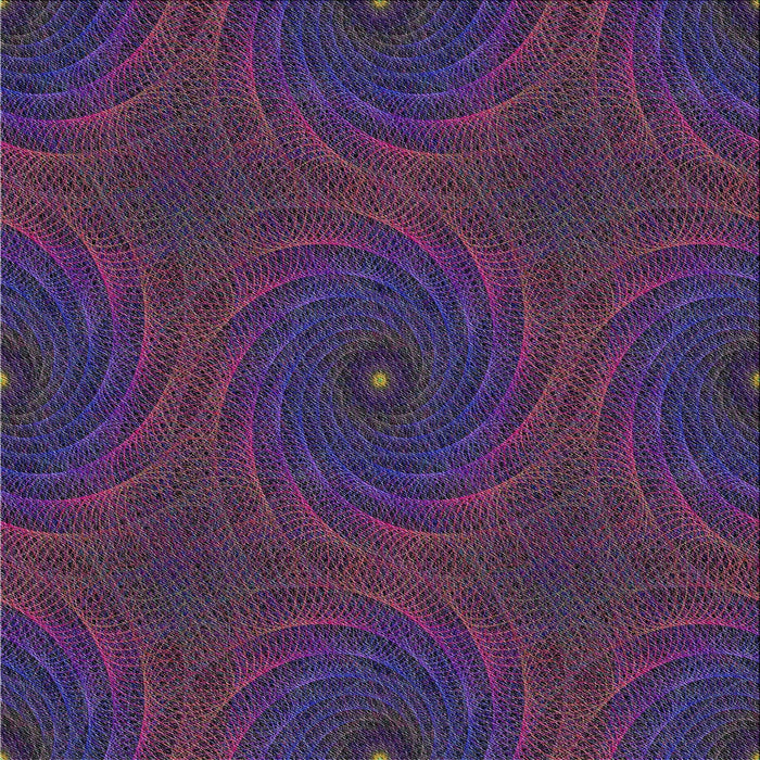 Square Patterned Dark Purple Novelty Rug, pat2396