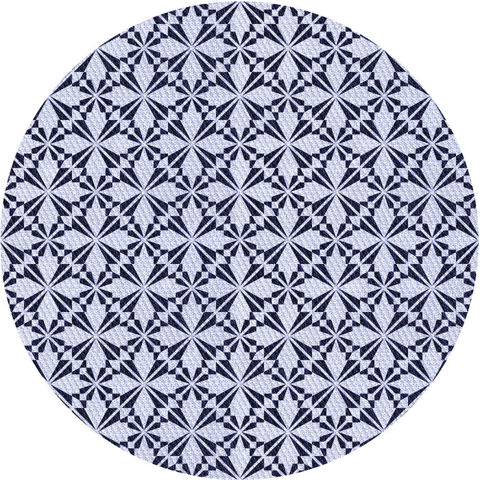 Square Machine Washable Transitional Blue Rug in a Living Room, wshpat2397blu