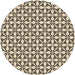 Square Patterned Vanilla Gold Rug, pat2397brn