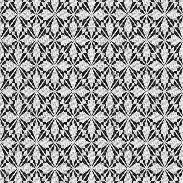 Patterned Light Black Novelty Rug, pat2397