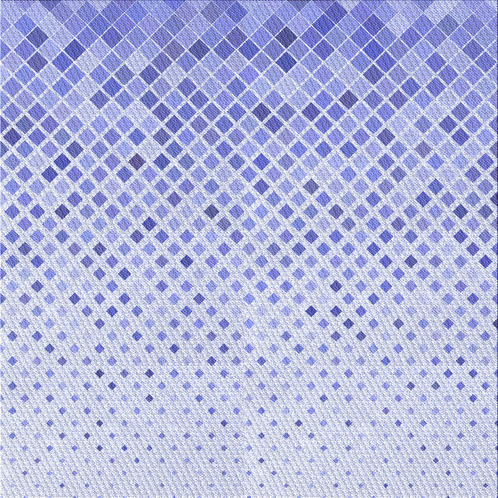 Round Patterned Sky Blue Rug, pat2398blu