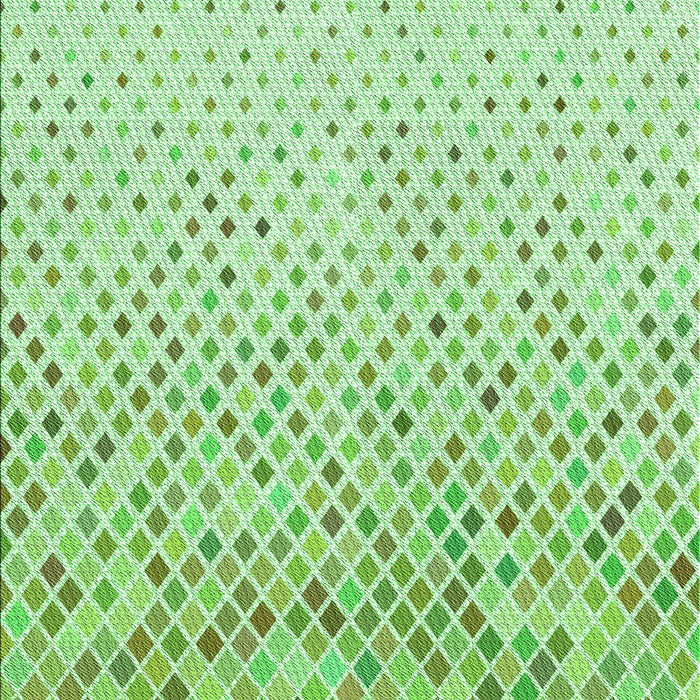 Patterned Green Rug, pat2398grn