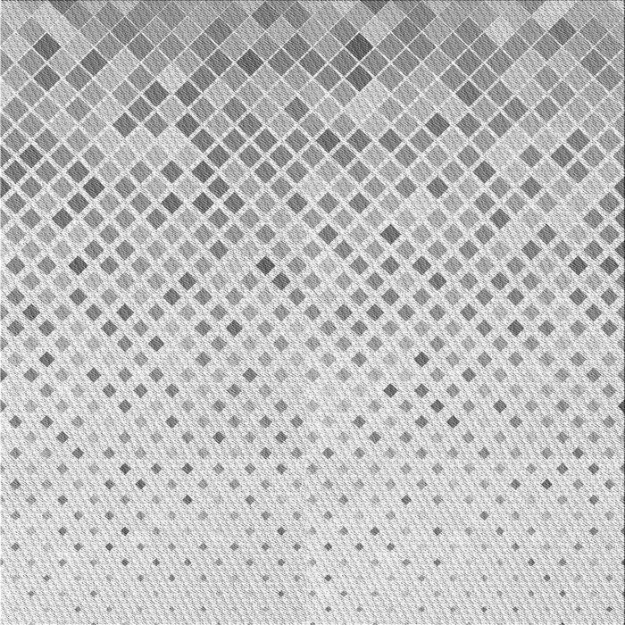 Round Patterned Platinum Gray Rug, pat2398gry