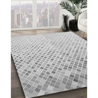 Patterned Platinum Gray Rug, pat2398gry