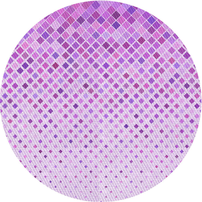 Square Patterned Blossom Pink Rug, pat2398pur
