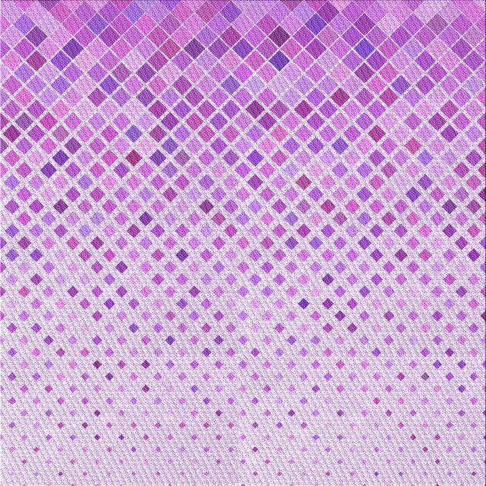 Round Patterned Blossom Pink Rug, pat2398pur