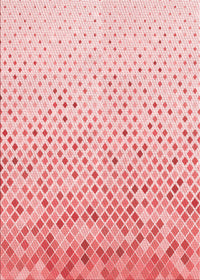 Machine Washable Transitional Light Red Pink Rug, wshpat2398rd