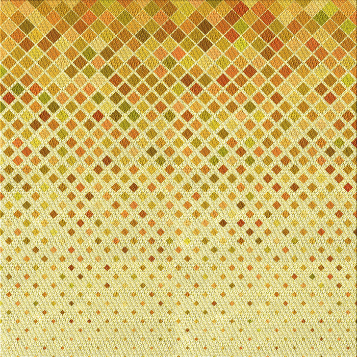 Round Machine Washable Transitional Dark Orange Rug, wshpat2398yw