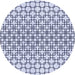 Square Patterned Lavender Blue Rug, pat2399blu