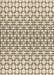 Machine Washable Transitional Wheat Beige Rug, wshpat2399brn