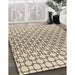 Patterned Wheat Beige Rug in Family Room, pat2399brn