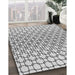 Patterned Smokey Gray Rug in Family Room, pat2399gry