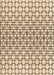 Machine Washable Transitional Sienna Brown Rug, wshpat2399org