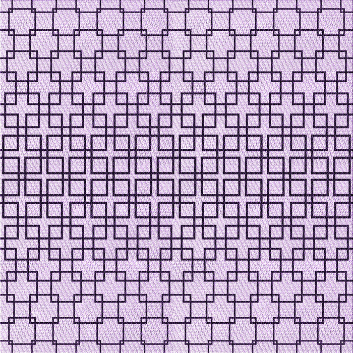 Round Patterned Purple Flower Purple Rug, pat2399pur