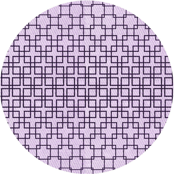 Square Machine Washable Transitional Purple Flower Purple Rug in a Living Room, wshpat2399pur