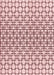 Machine Washable Transitional Light Rose Pink Rug, wshpat2399rd