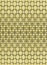 Machine Washable Transitional Mustard Yellow Rug, wshpat2399yw