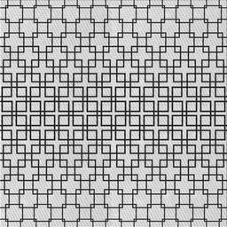 Square Patterned Ash Gray Novelty Rug, pat2399