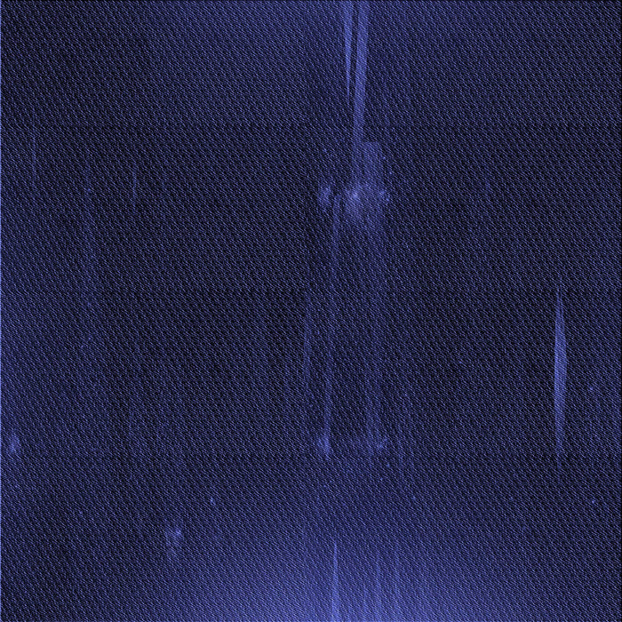 Round Machine Washable Transitional Night Blue Rug, wshpat24blu