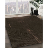 Patterned Midnight Gray Rug, pat24brn