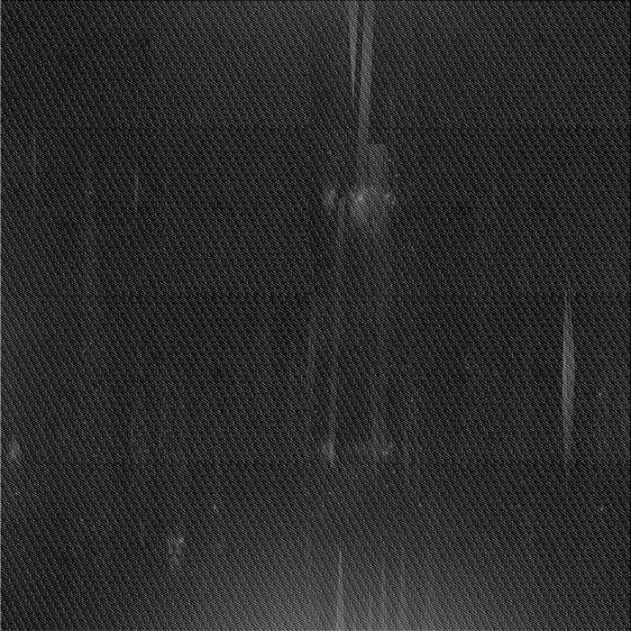 Round Patterned Black Rug, pat24gry