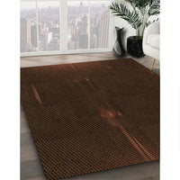 Patterned Red Brown Rug, pat24org