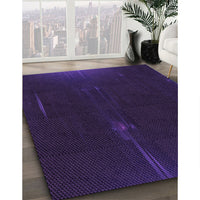 Patterned Bright Purple Rug, pat24pur