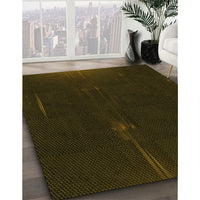 Patterned Midnight Gray Rug, pat24yw