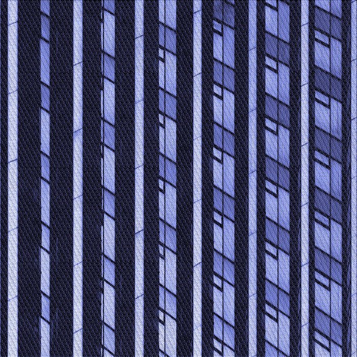 Round Patterned Night Blue Rug, pat240blu