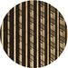 Square Machine Washable Transitional Bronze Brown Rug in a Living Room, wshpat240brn