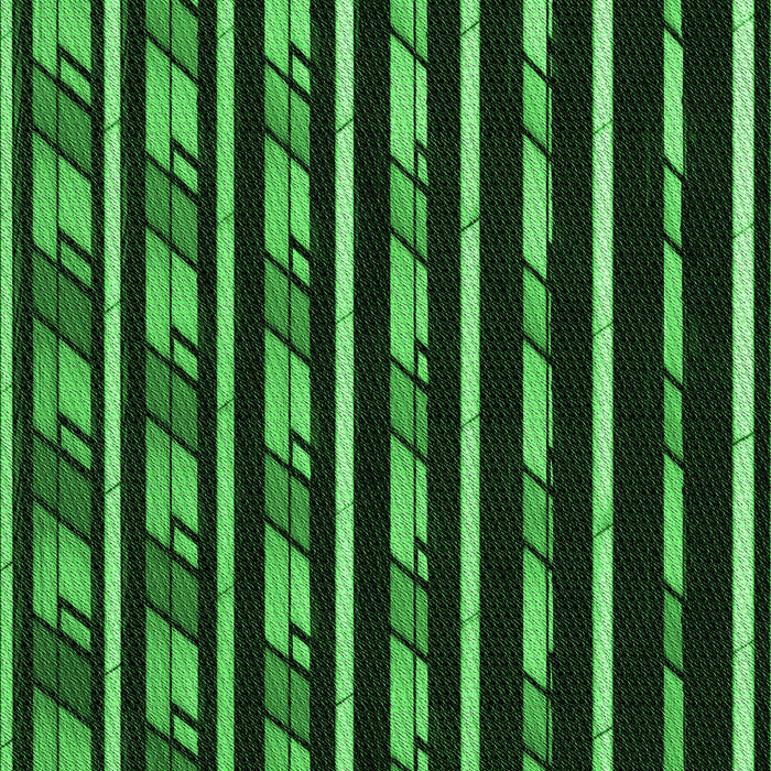 Patterned Black Rug, pat240grn