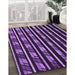 Machine Washable Transitional Purple Rug in a Family Room, wshpat240pur