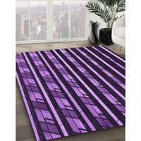 Patterned Purple Rug, pat240pur