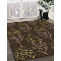 Patterned Oak Brown Rug, pat2400brn